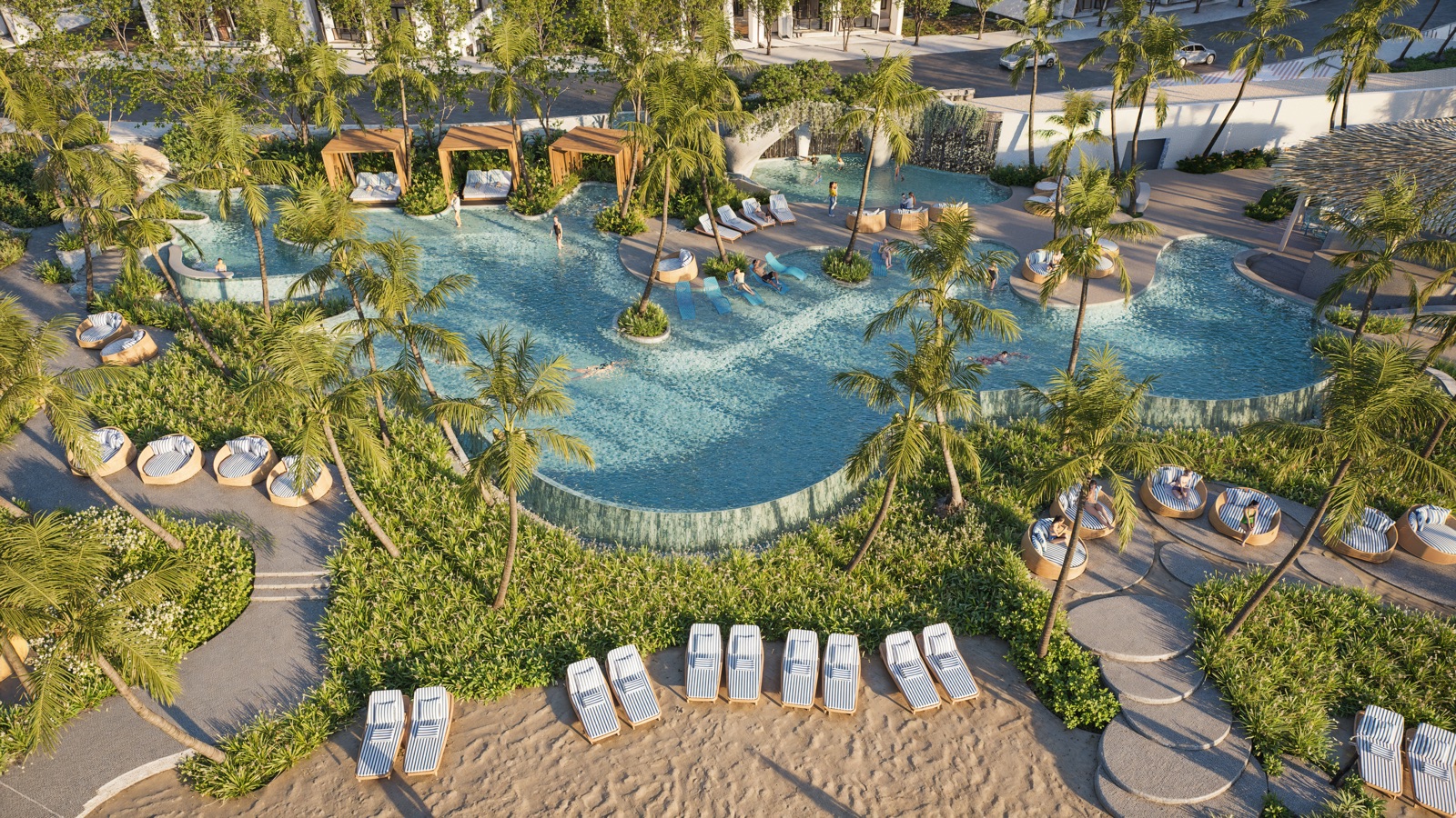 Hồ bơi beach club