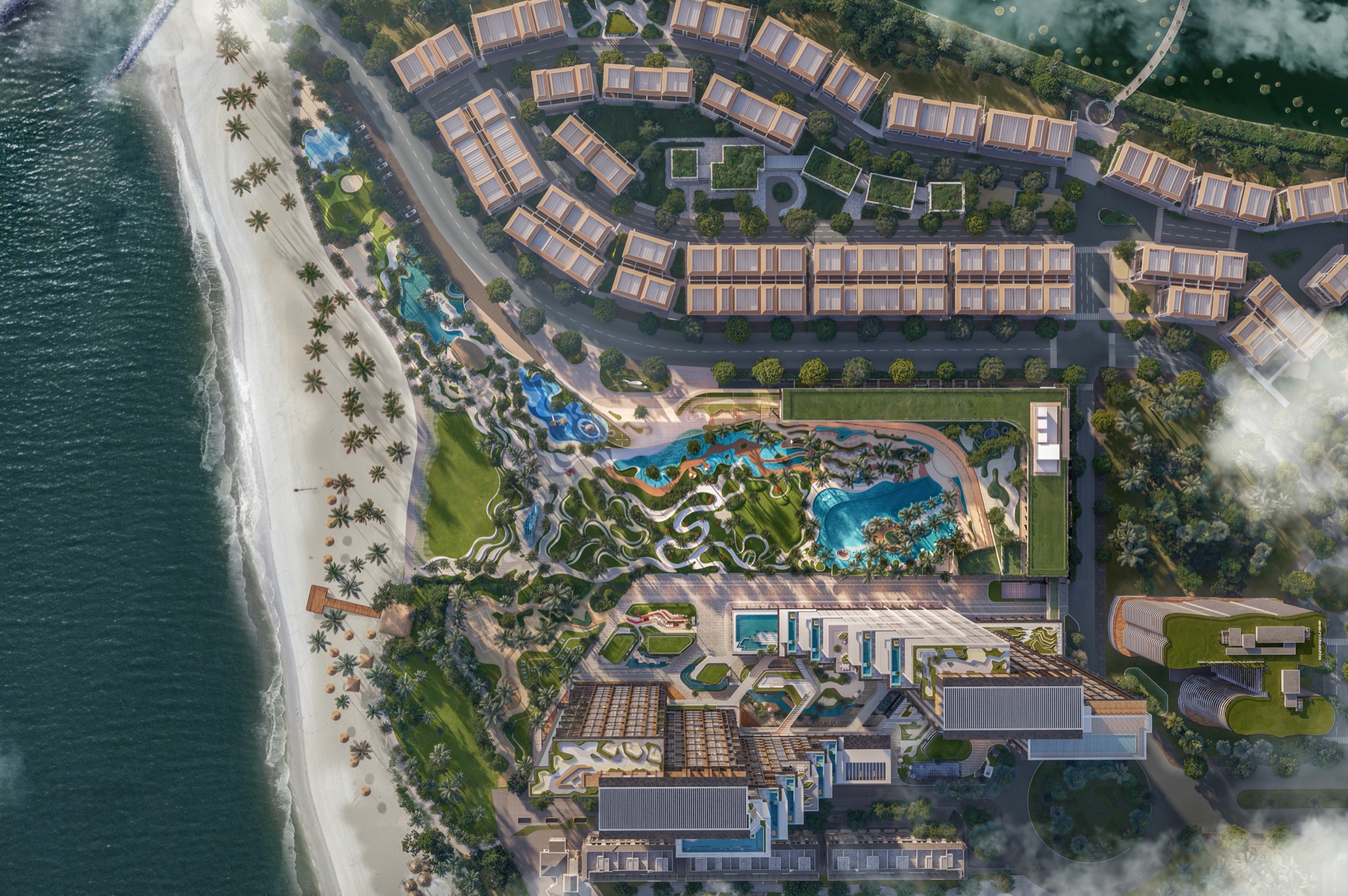 Mặt bằng tổng thể Marina Bayfront District nhìn từ trên cao